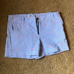 Seersucker whale shorts from vineyard vines
